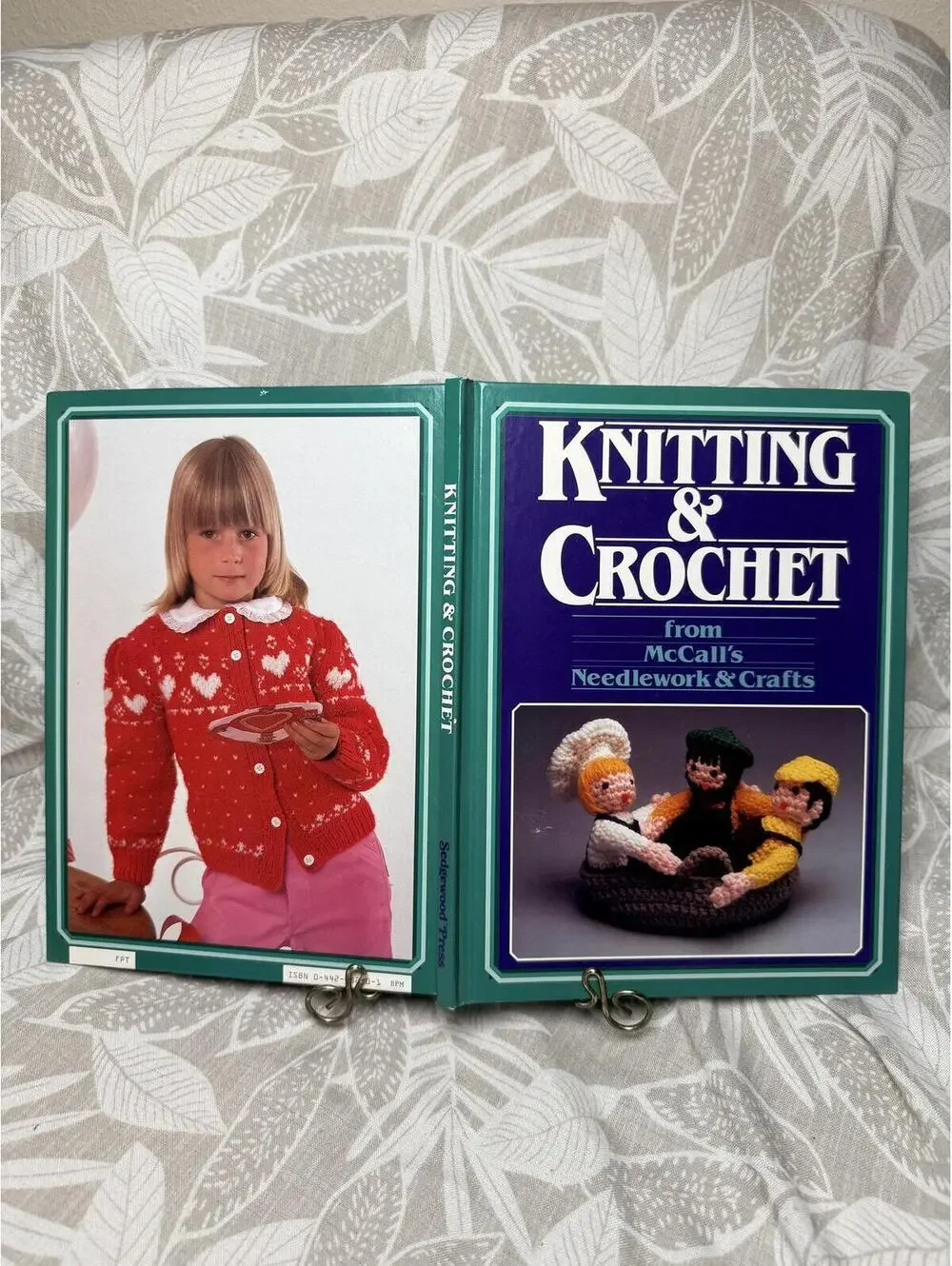 Vintage 1984 Knitting & Crochet McCall’s Needlework Crafts HC Pattern Book
